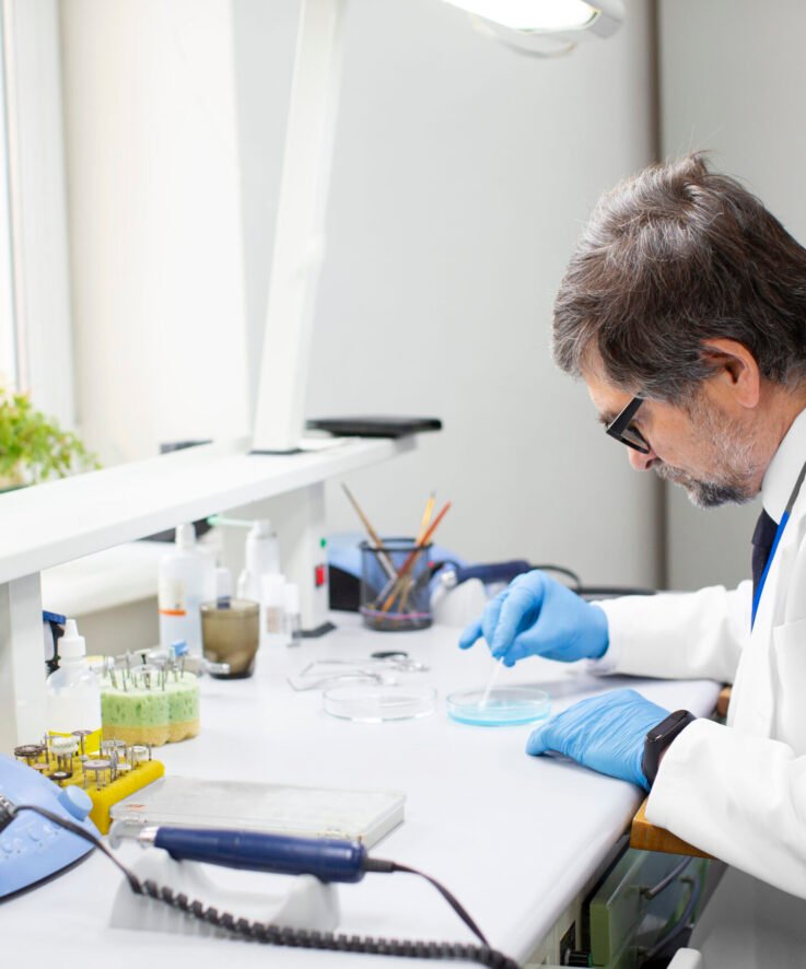 doctor-working-medical-research