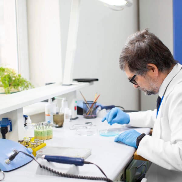 doctor-working-medical-research